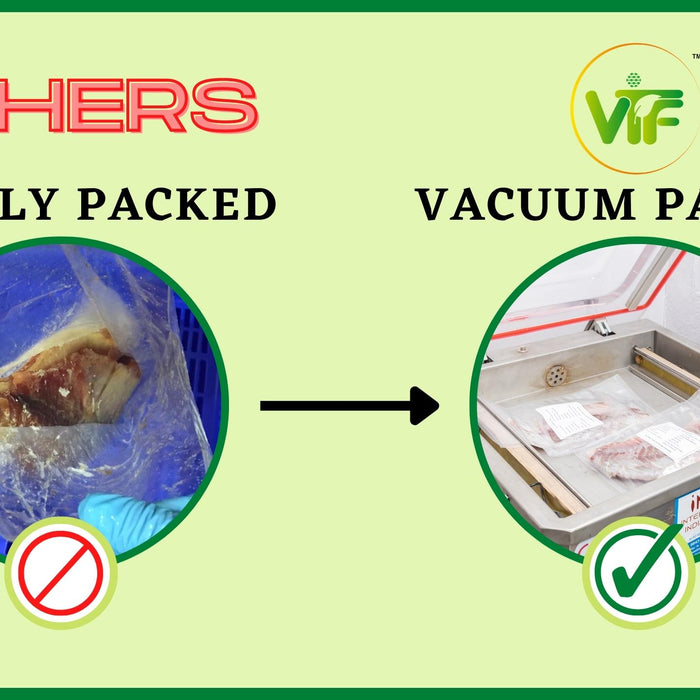 How does Vacuum Packing retain the freshness of Fish products?