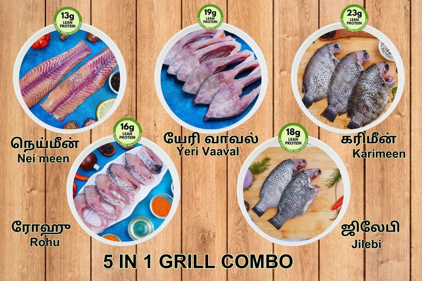 Healthy Grill Fish Combo