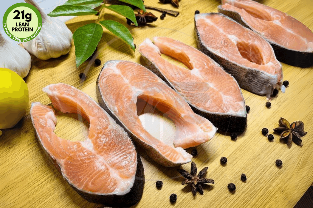 ஹிமாலையன் ட்ரௌட் / Himalayan Trout (Salmon Family) - Steaks- (Net Wt: 500 - 510 gms)